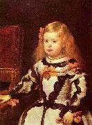 Diego Velazquez Portrat der Infantin Maria Margarita oil painting